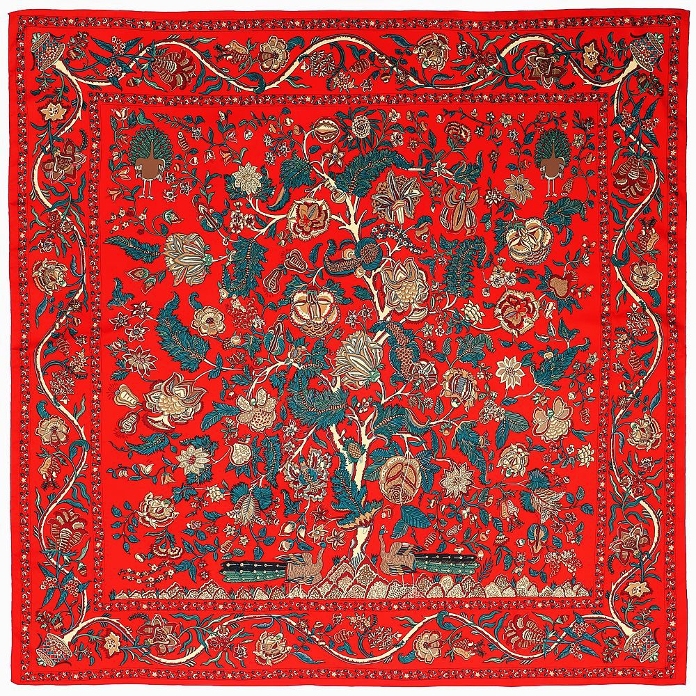 Ethnic Fashion For Ladies - 130*130cm Russian National Square Scarf Luxury
