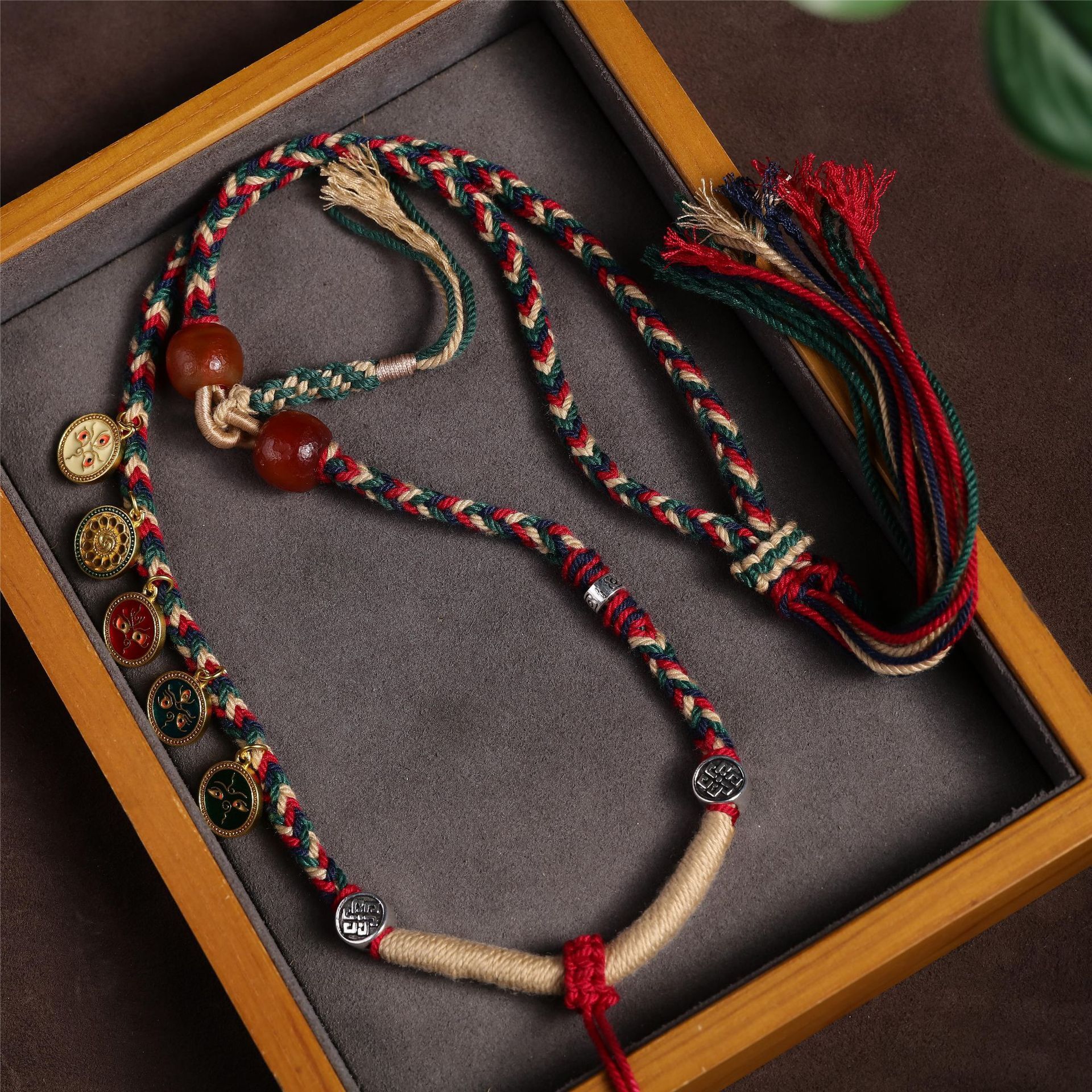 Ethnic Fashion Way - Tibetan Five Way Colorful Pendant Hanging