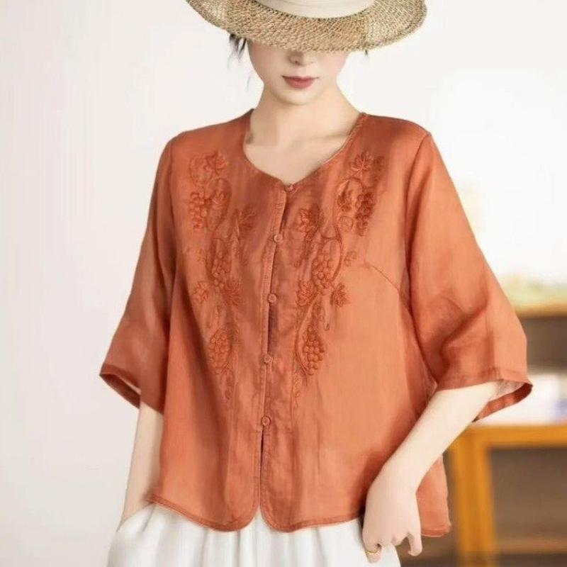 Ethnic Fashion Clothing - Elegant Summer Cotton Linen Ethnic Style