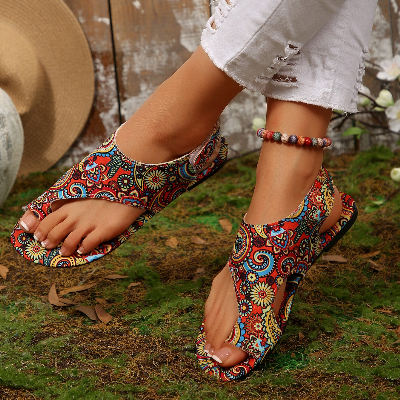 Ethnic Fashion Clothing - 2026 New Bohemian Print Designer Flat