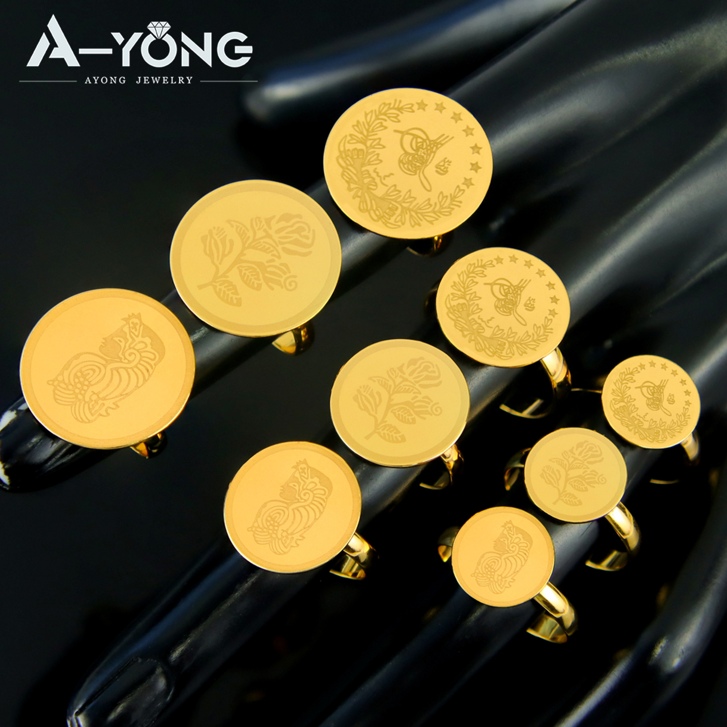 Turkish Coins Rings 18k Gold P - огляд і ціна Ethnic Fashion In Dubai