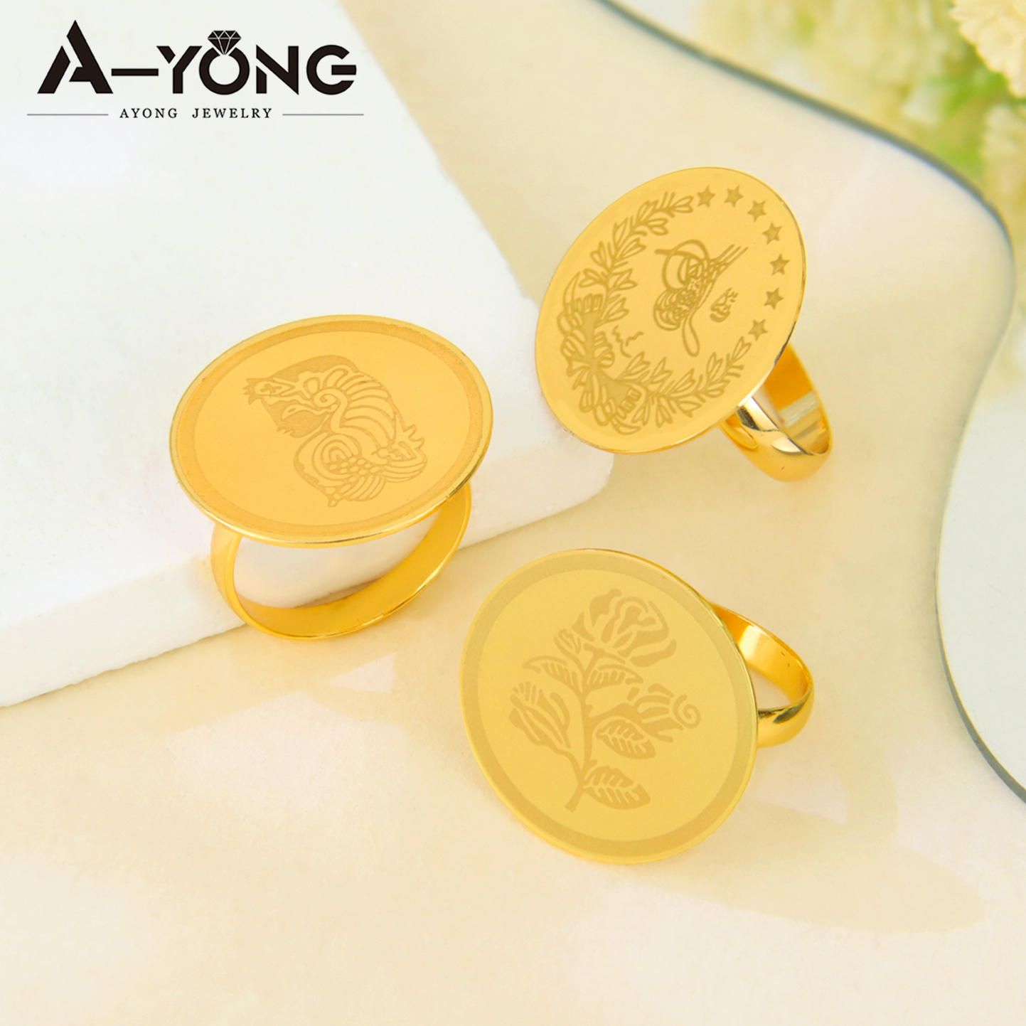 Turkish Coins Rings 18k Gold P - огляд і ціна Ethnic Fashion In Dubai
