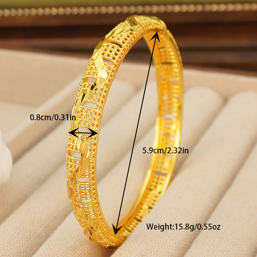 1Pcs Gold Tone Peacock Carved  - огляд і ціна Ethnic Fashion In Dubai
