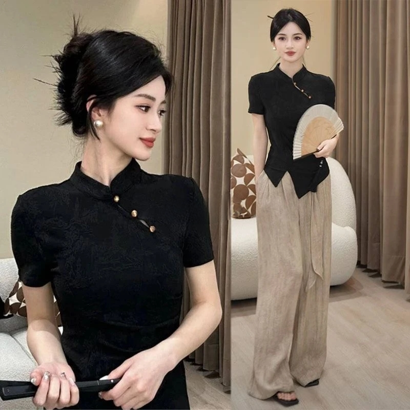 2026 chinese ethnic solid colo - огляд і ціна Ethnic Fashion For Ladies