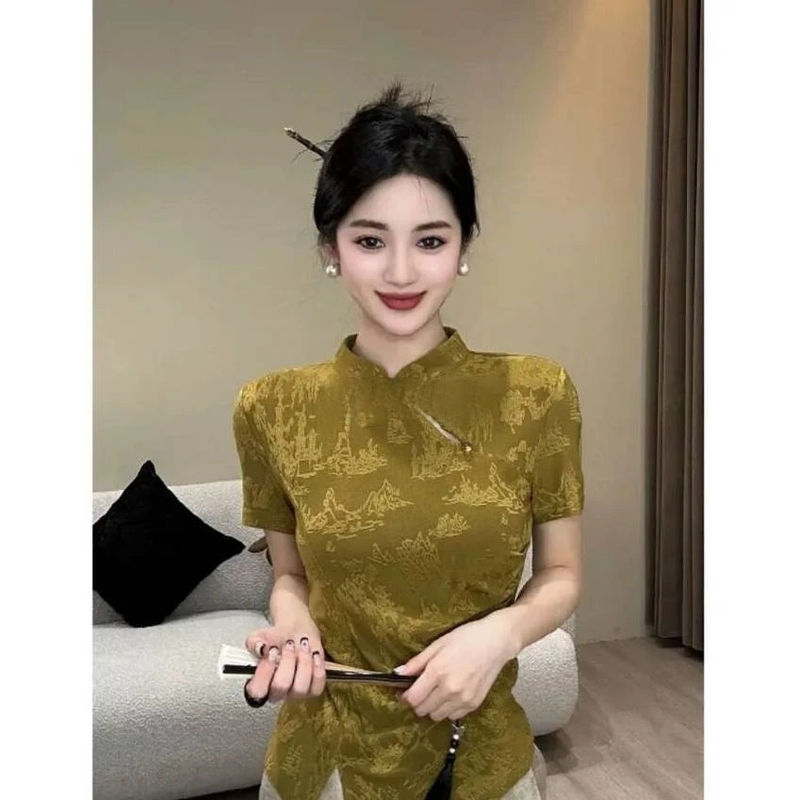 2026 chinese ethnic solid colo - огляд і ціна Ethnic Fashion For Ladies