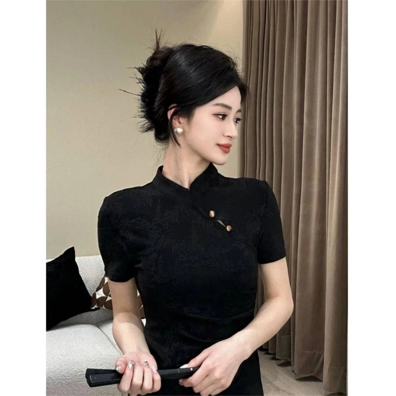 2026 chinese ethnic solid colo - огляд і ціна Ethnic Fashion For Ladies