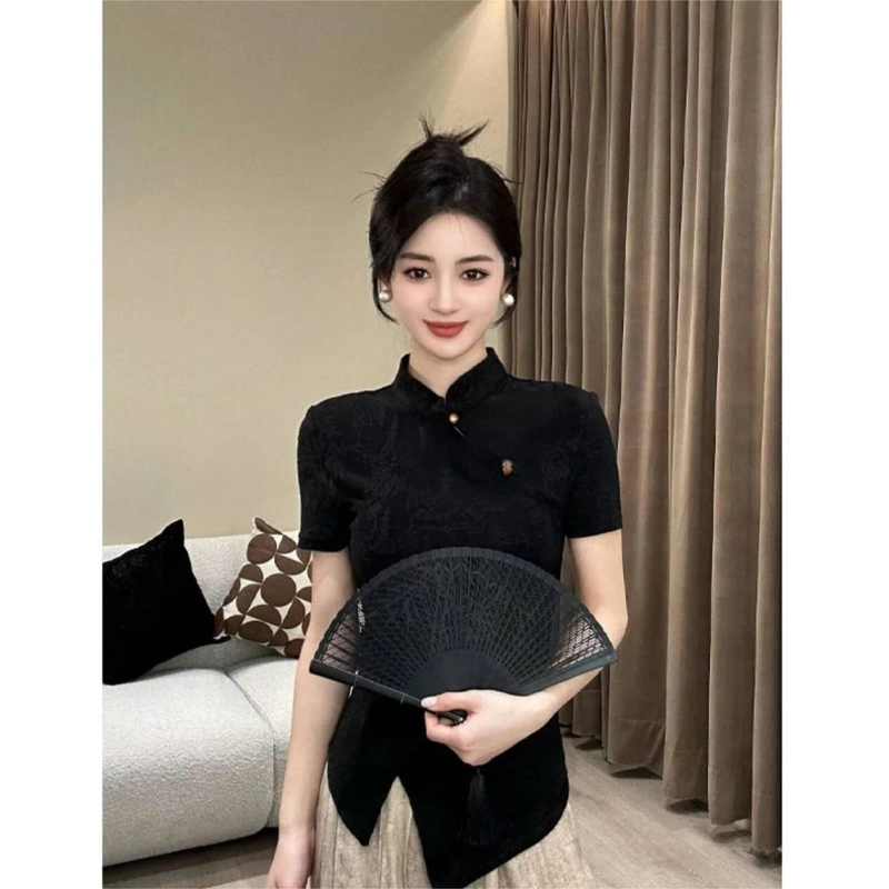 2026 chinese ethnic solid colo - огляд і ціна Ethnic Fashion For Ladies