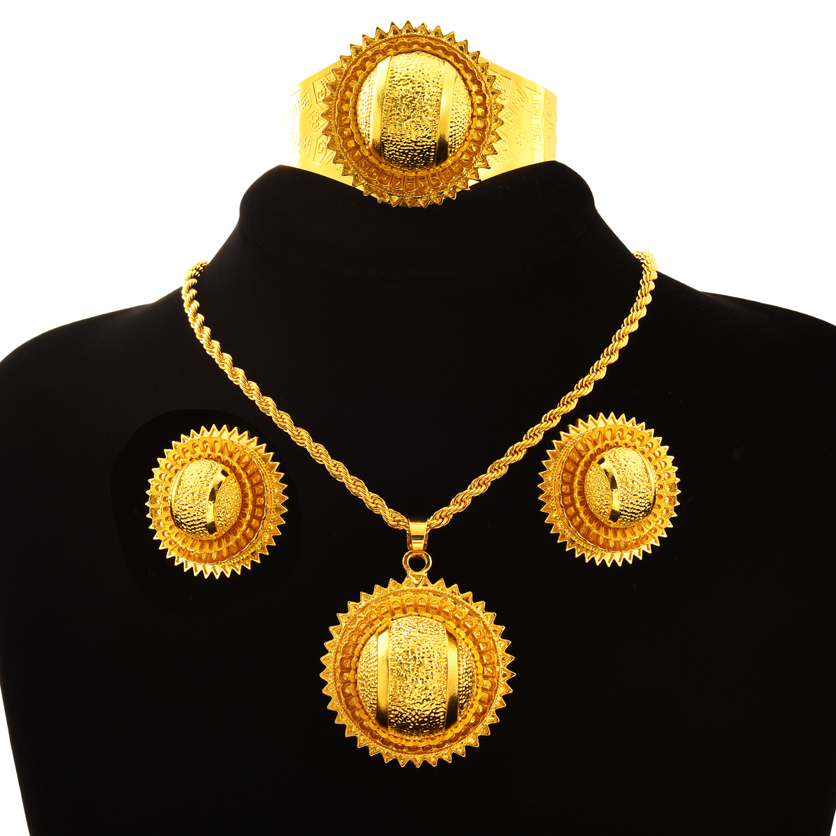 6pcs/set New Dubai 24K Gold Pl - огляд і ціна Ethnic Fashion In Dubai
