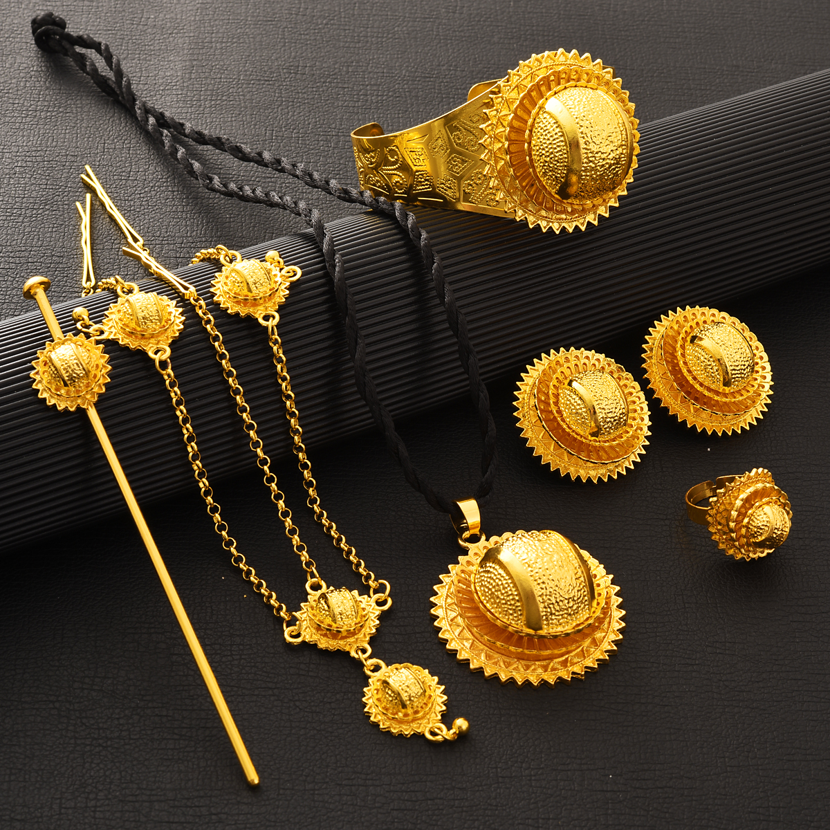 6pcs/set New Dubai 24K Gold Pl - огляд і ціна Ethnic Fashion In Dubai