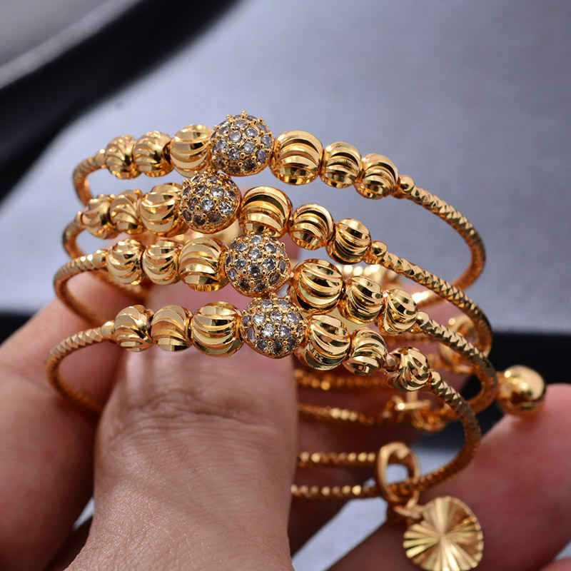 24K 4pcs Ethnic Bead Gold Colo - огляд і ціна Ethnic Fashion In Dubai