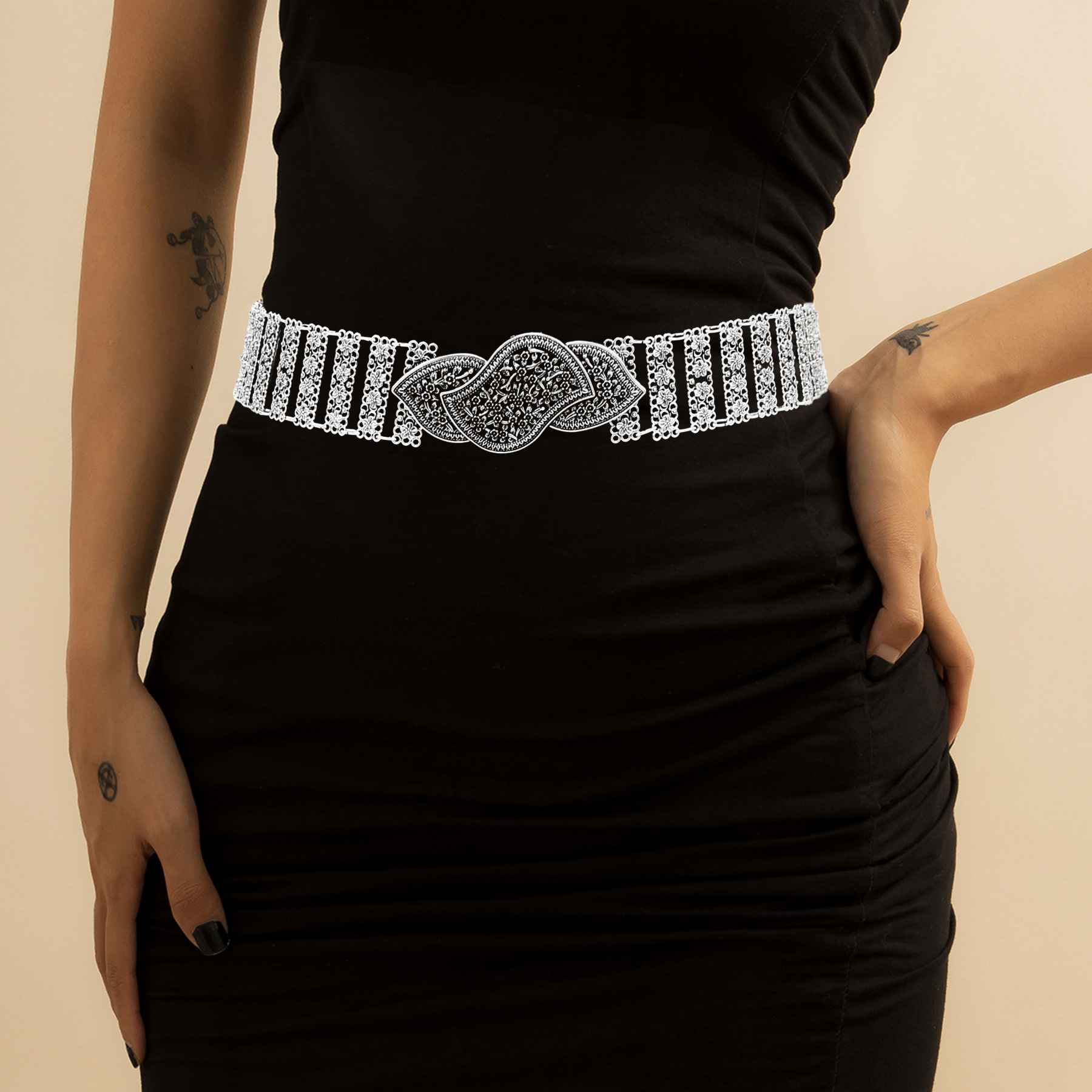 Vintage Silvery Hollow Flower  - огляд і ціна Ethnic Fashion Clothing