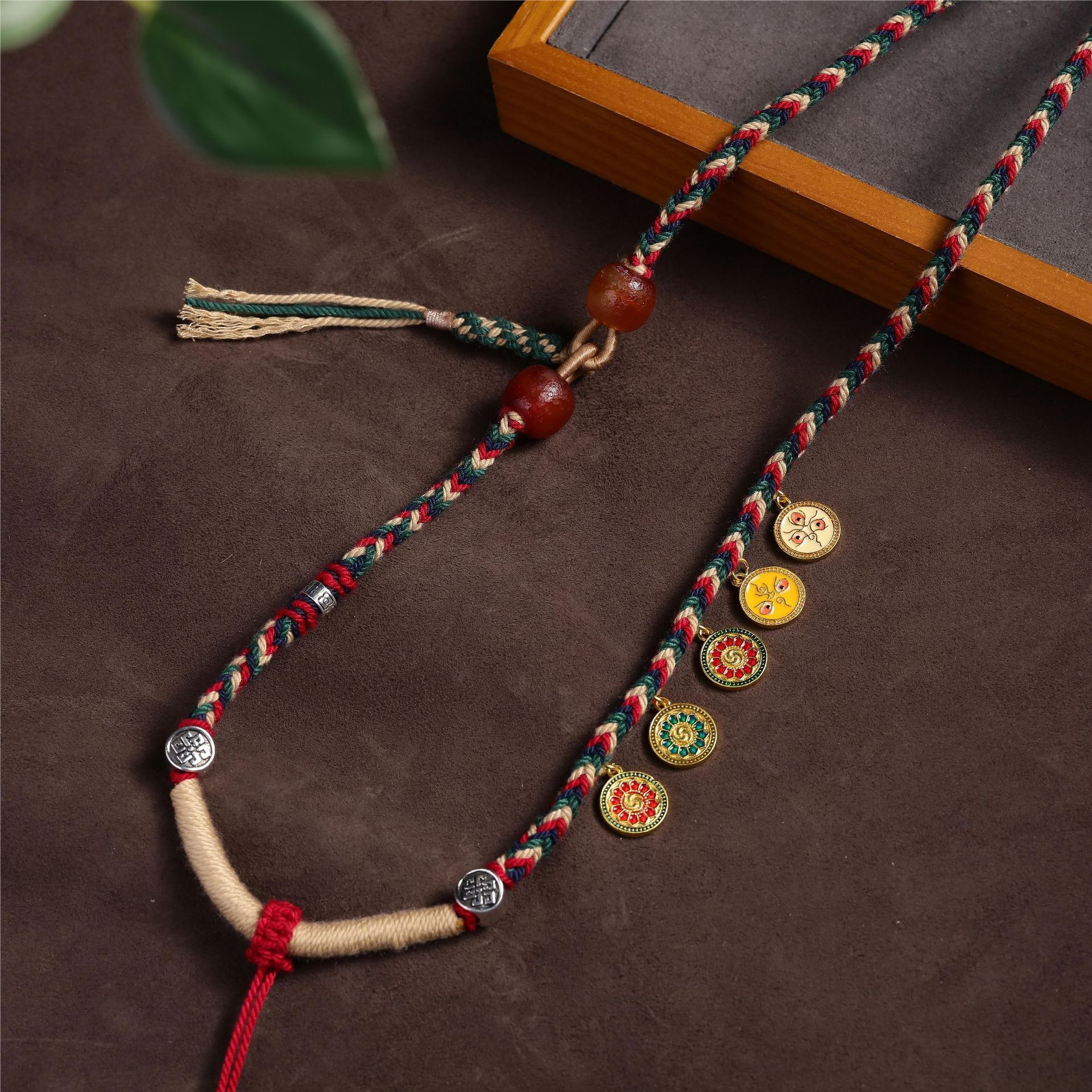 Tibetan Five Way Colorful Pend - огляд і ціна Ethnic Fashion Way