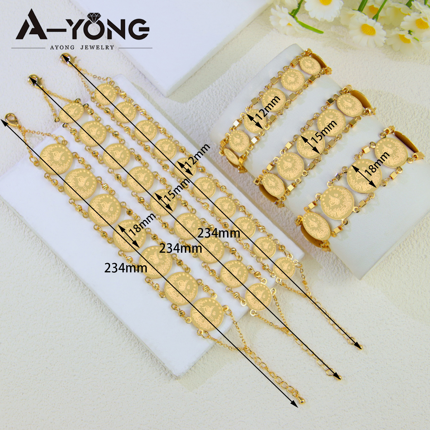 Turkish Coins Bracelet 21k Gol - огляд і ціна Ethnic Fashion In Dubai