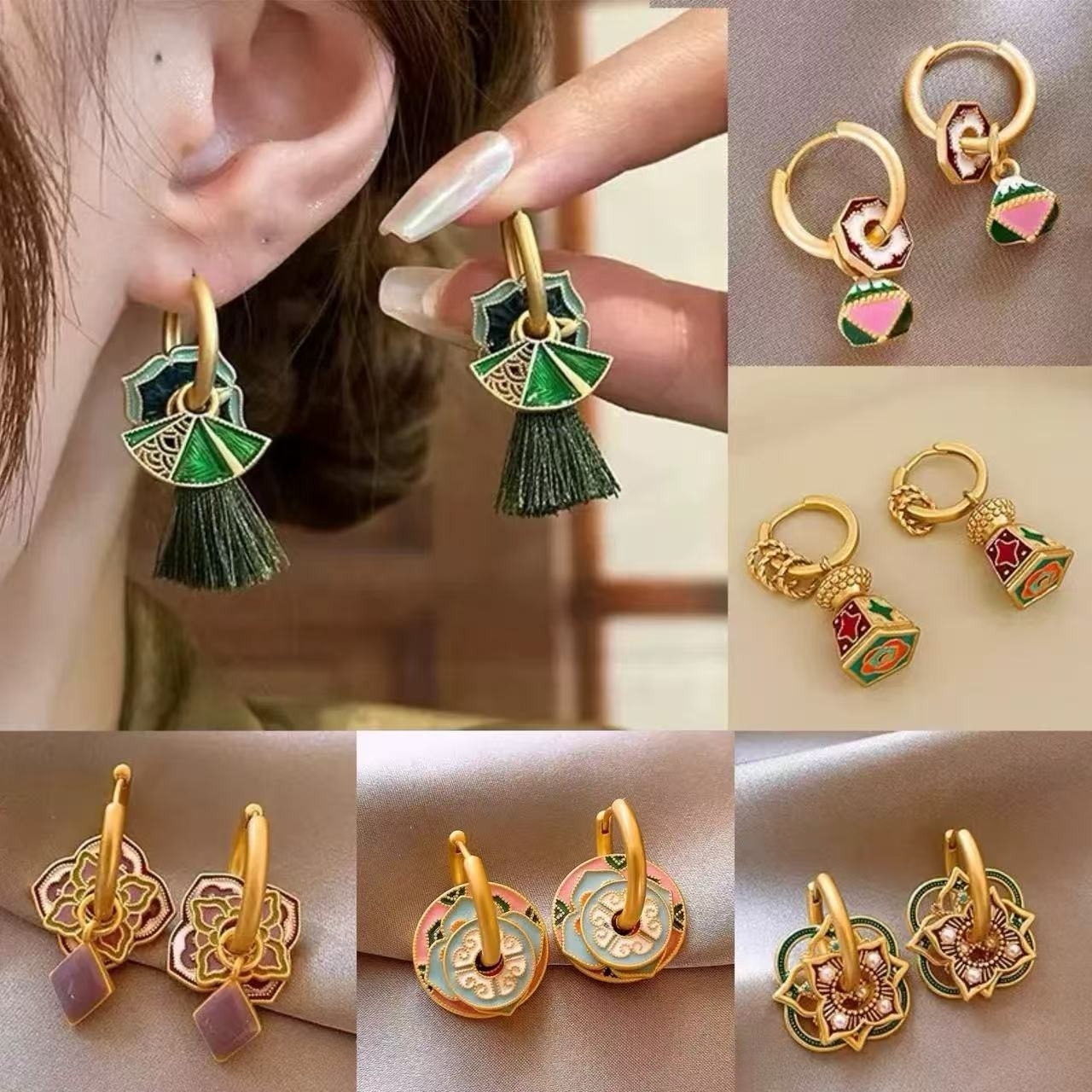 S925 New Chinese-style Earring - огляд і ціна Ethnic Fashion Way