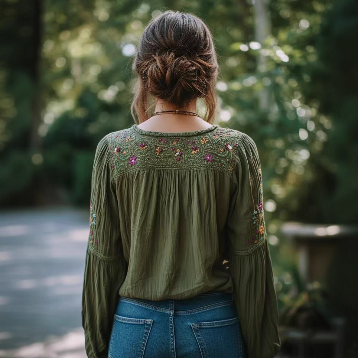 Ethnic Retro Boho Blouse for W - огляд і ціна Ethnic Fashion Clothing