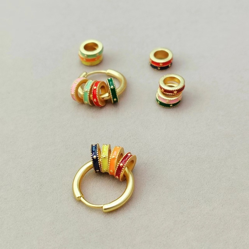 Retro Color Enamel Drip Glaze  - огляд і ціна Ethnic Fashion Way